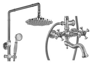 Душевая стойка Zorg Zorg Antic A 7002DS-SL